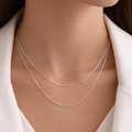 Double Layered Chain Necklace