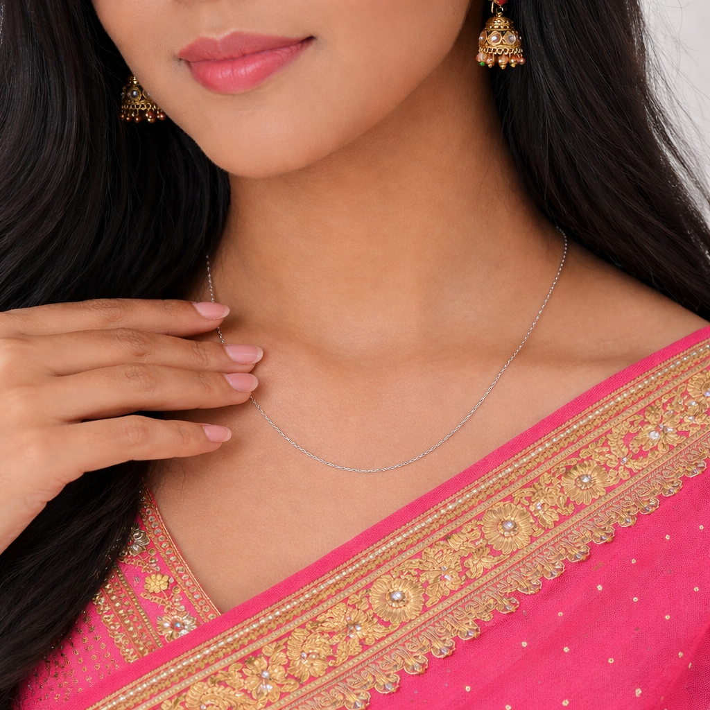 Diamond Cut Chain Necklace