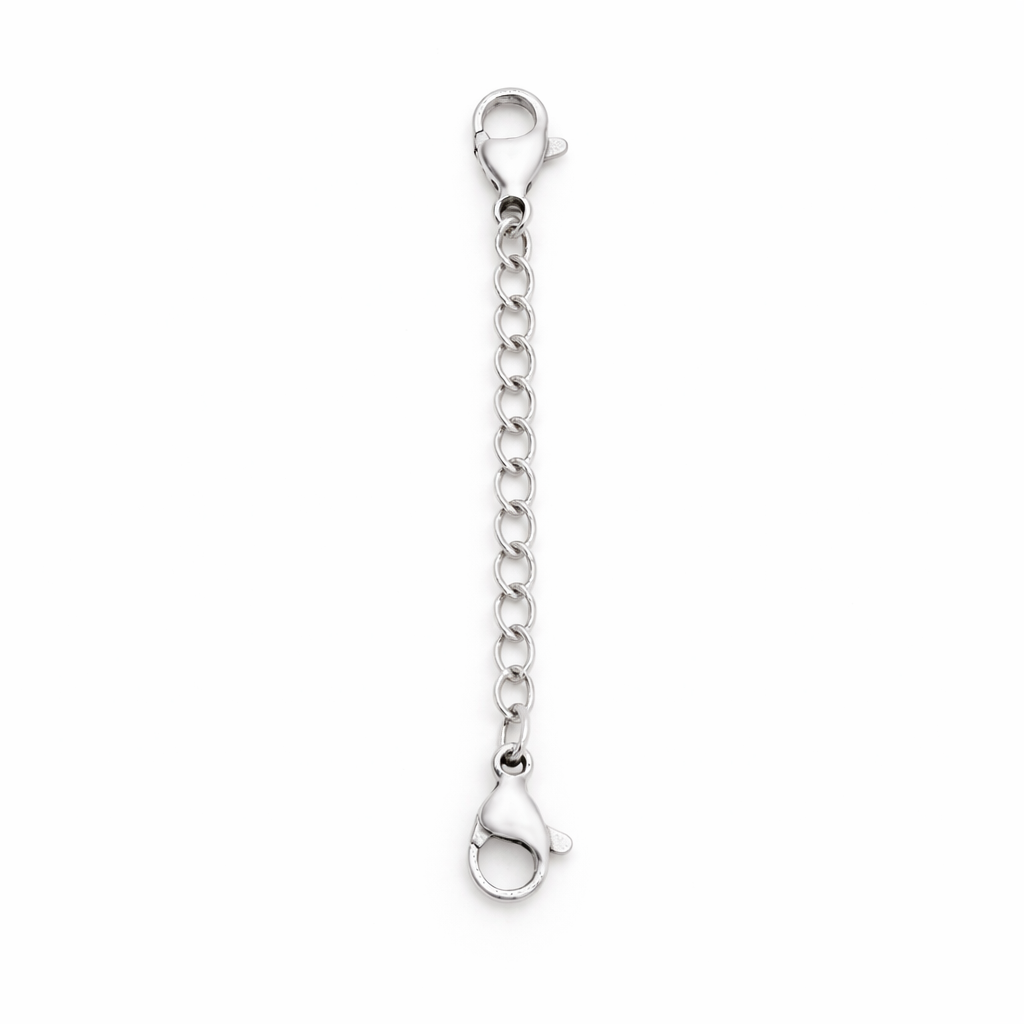 92.5 Sterling Silver Extender Chain | Lobster Clasp