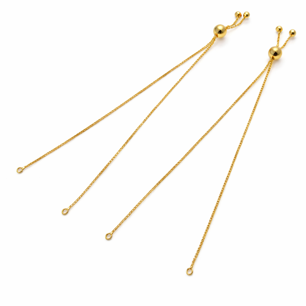 92.5 Sterling Silver 0.9mm Box Chain Slider Bolo Bracelet Base – Adjustable Slide Bracelet with Slider Clasp (4–8 Inch, Silver/Rose Gold/Yellow Gold)