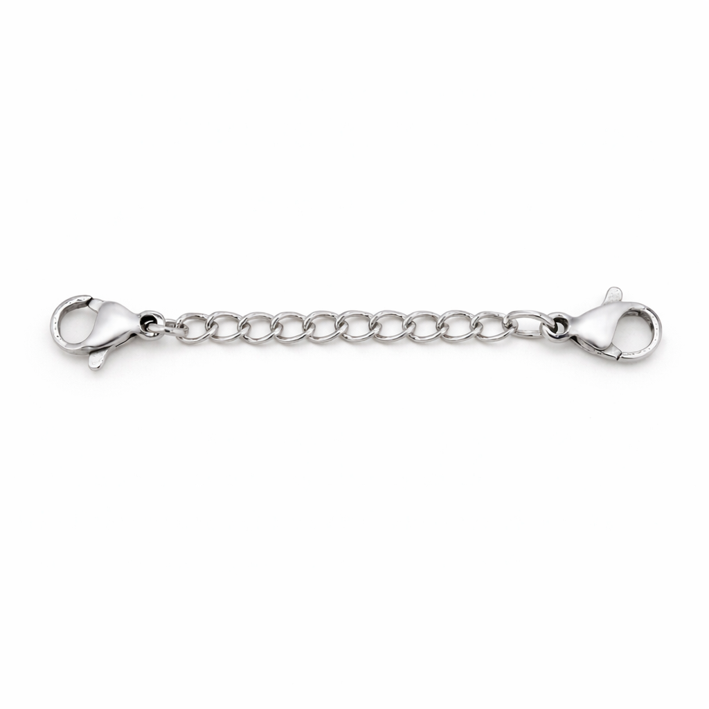 92.5 Sterling Silver Extender Chain | Lobster Clasp