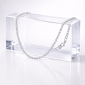 925 Sterling Silver Thin Chain Necklace – Minimal Fine Cable Chain for Women & Men