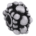 7x5mm 925 sterling silver textured bead 1g jewellery making finding