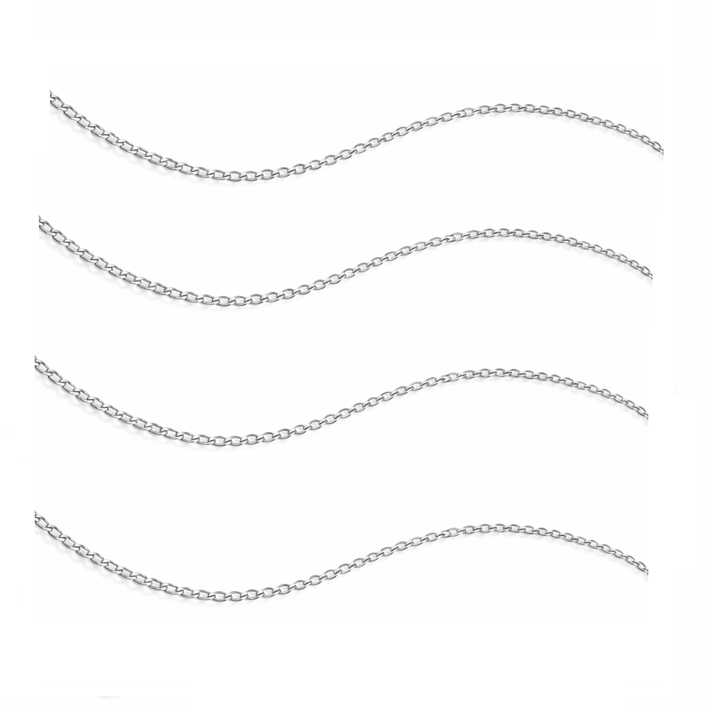 925 Sterling Silver Cable Chain 0.90mm – Jewellery Chain (Sold Per Inch)