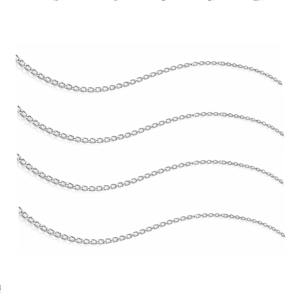 925 Sterling Silver Cable Chain 1.1mm – Jewellery Chain (Sold Per Inch)