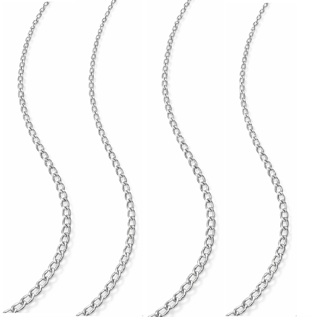 925 Sterling Silver Cable Chain 1.5mm – Jewellery Chain (Sold Per Inch)