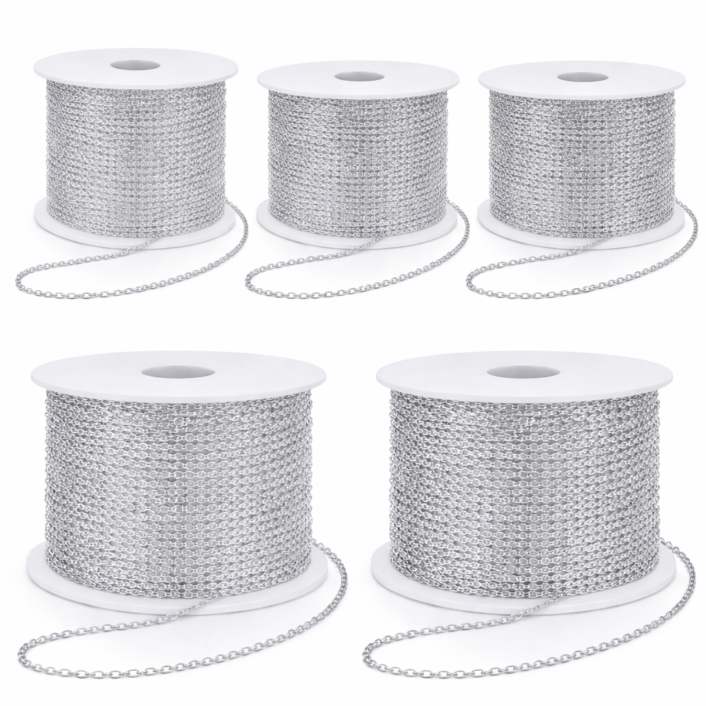 925 Sterling Silver Cable Chain 1.5mm – Jewellery Chain (Sold Per Inch)