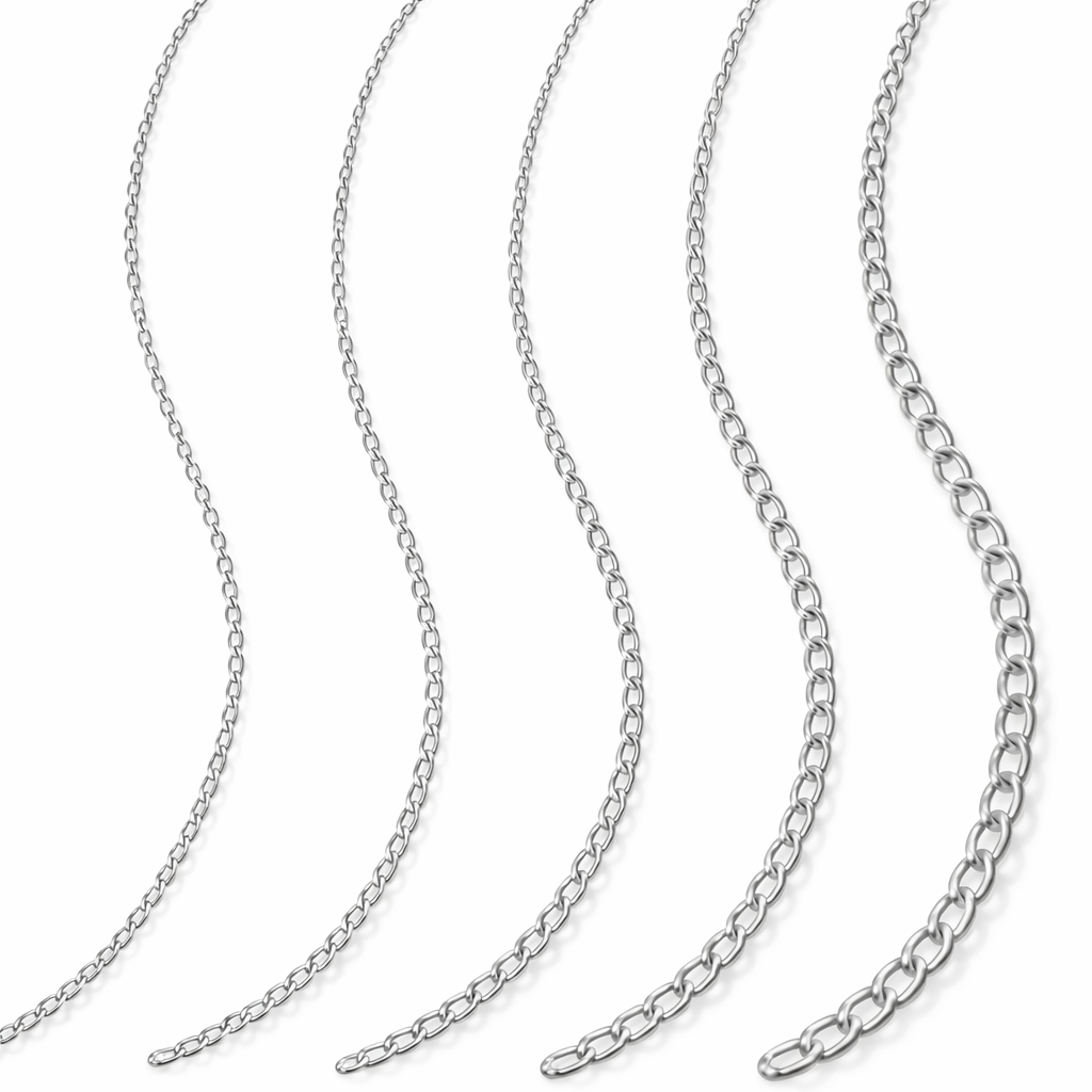 925 Sterling Silver Cable Chain 1.5mm – Jewellery Chain (Sold Per Inch)