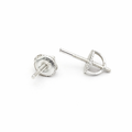 925 Sterling Silver Threaded Post Ear Nuts – Screw Type Earring Backs (2 Pcs)