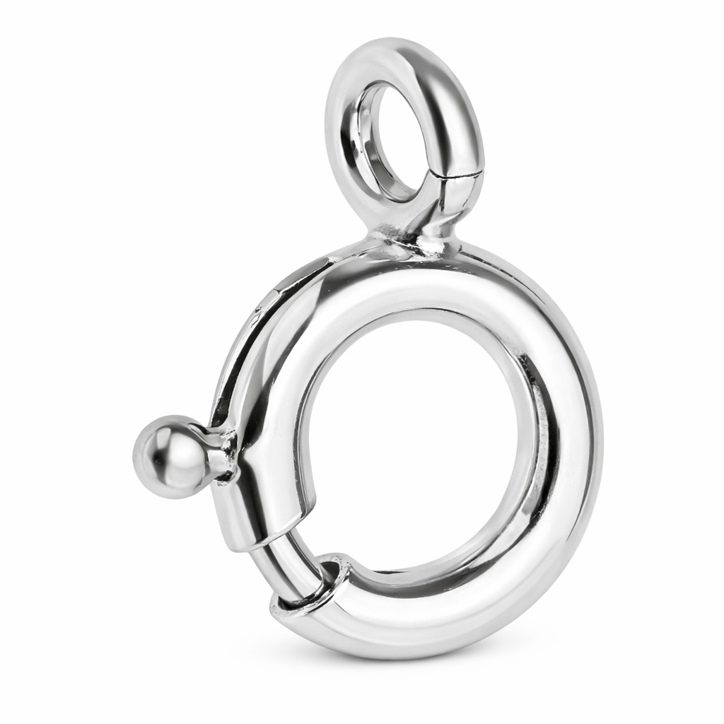 925 Sterling Silver Spring Ring Clasp – Jewellery Finding