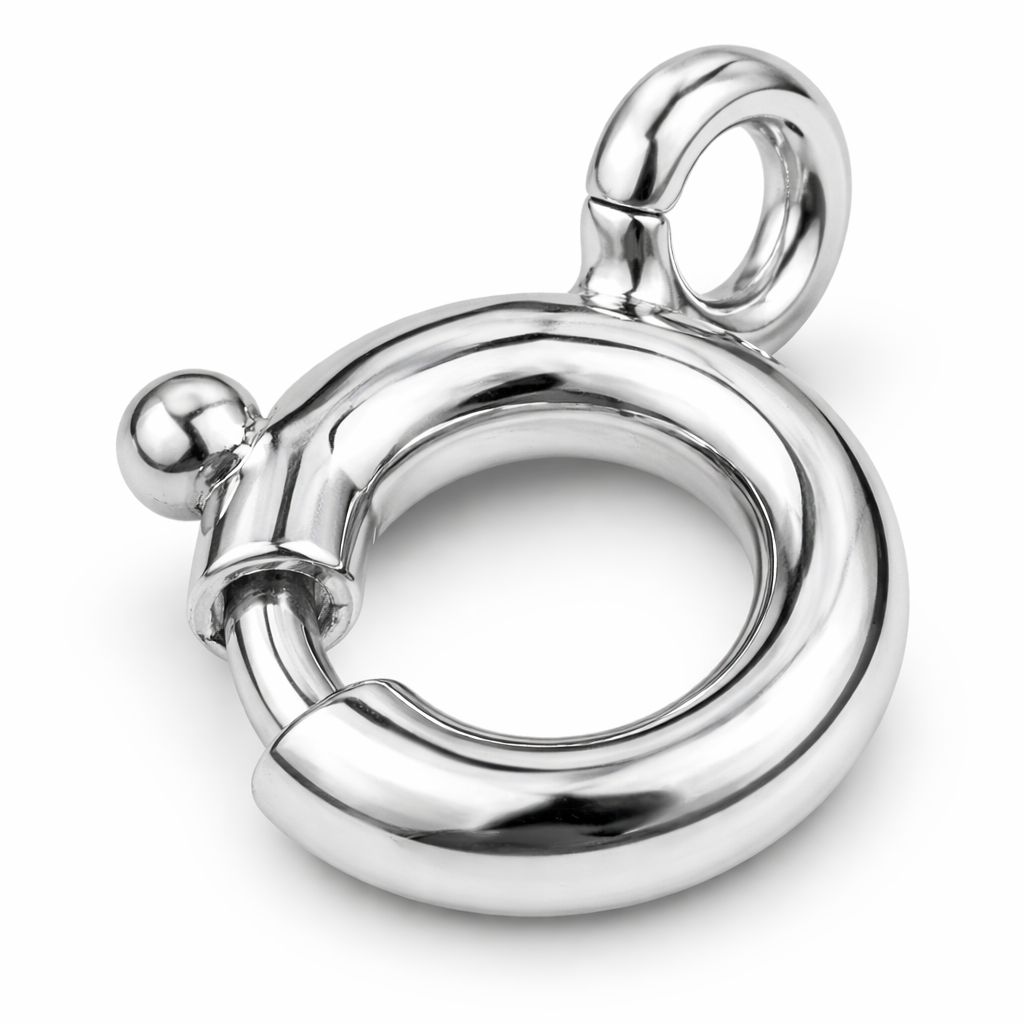 925 Sterling Silver Spring Ring Clasp – Jewellery Finding