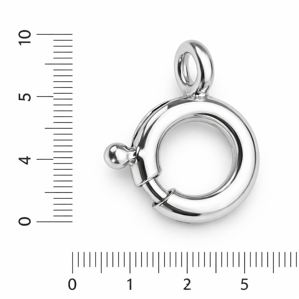 925 Sterling Silver Spring Ring Clasp – Jewellery Finding
