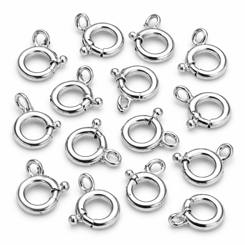 925 Sterling Silver Spring Ring Clasp – Jewellery Finding