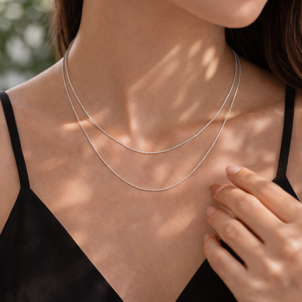Double Layered Chain Necklace