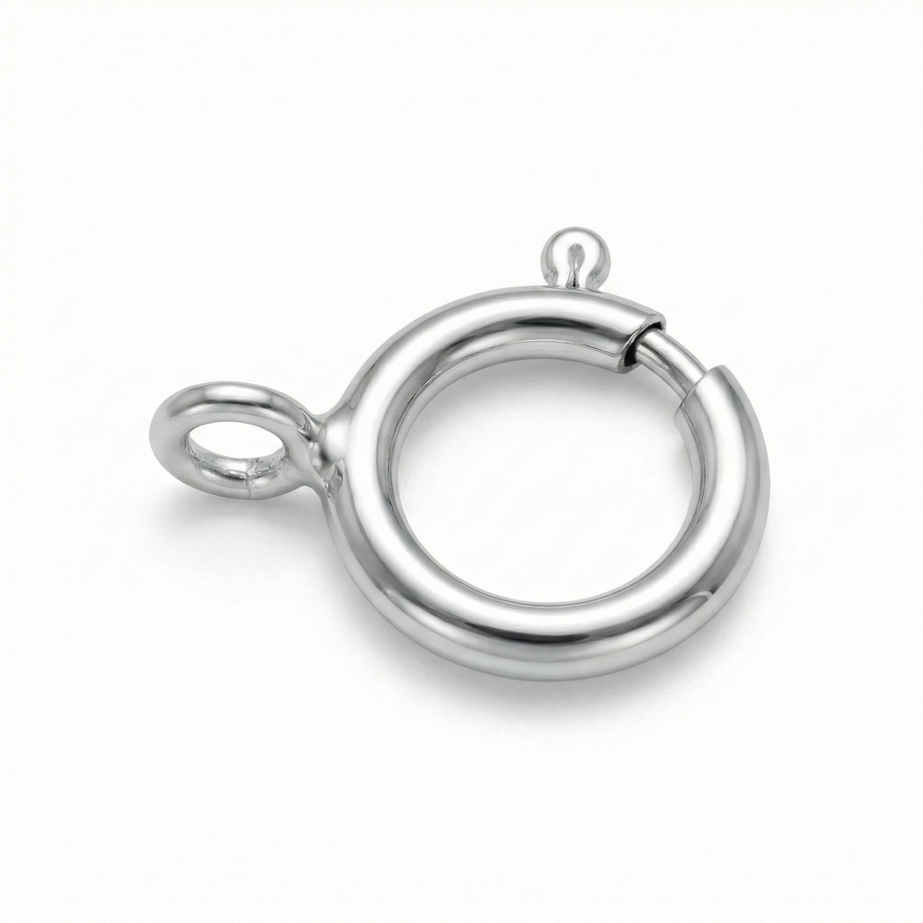 925 Sterling Silver Spring Ring Clasp – Jewellery Finding
