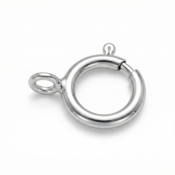 925 Sterling Silver Spring Ring Clasp – Jewellery Finding