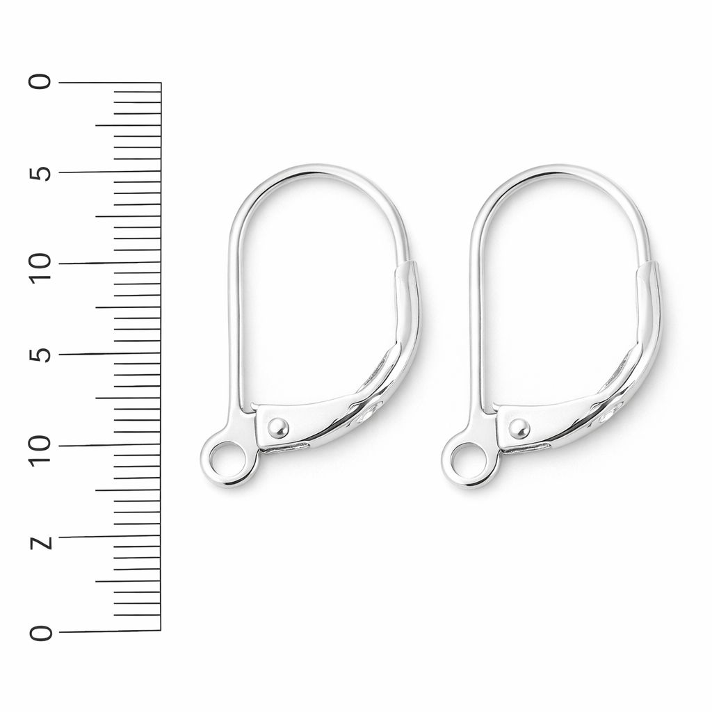 925 Sterling Silver Leverback for Earrings – Jewellery Finding