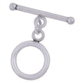 925 Sterling Solid Silver Toggle Clasp – Jewelry Making Clasp | 26mm