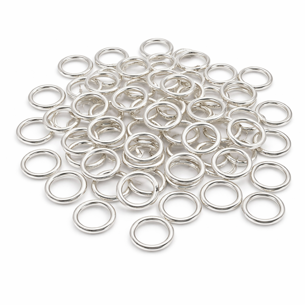 925 Sterling Silver Closed Jump Rings – Jewellery Finding