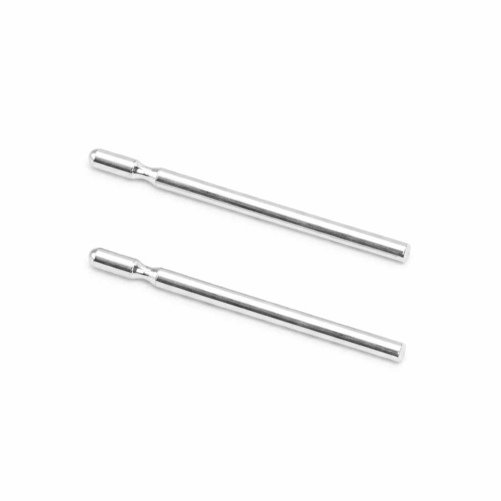2 Pcs 925 Sterling Silver Polished Earring Posts – Jewellery Finding