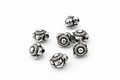 925 Sterling Silver Antique Flower Spacer Bead – 6mm Jewelry Making Bead