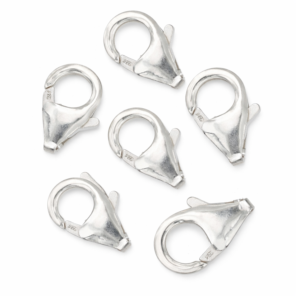 925 Sterling Silver Fish Lock – Jewellery Finding