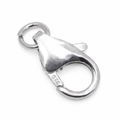925 Sterling Silver Fish Lock with Jump Ring – Jewellery Finding