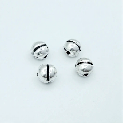 925 Sterling Silver Oxidized Round Beads – 6mm Jewelry Making Beads
