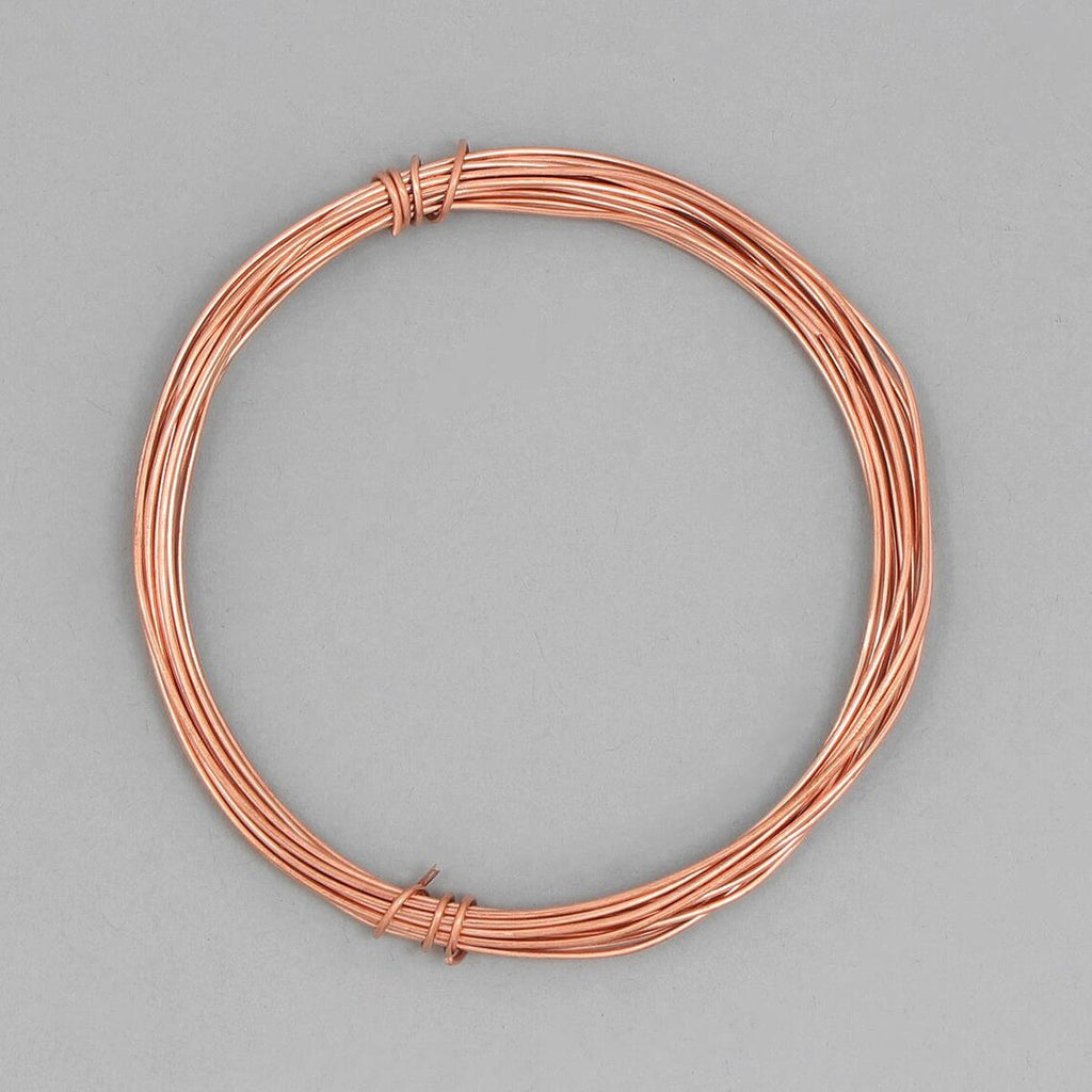 35 Gauge 0.2mm Copper Wire – Gold, Silver, Rose Gold Plated & Bare | 1 Meters Jewelry Making Wire (Copy)