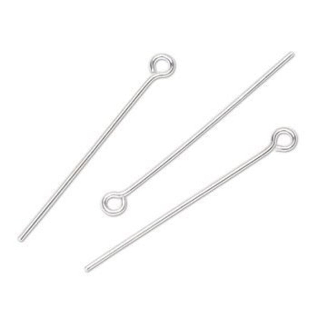 50mm Eye Pins for Jewelry Making – Gold, Silver & Rose Gold Plated Copper | Beading Findings