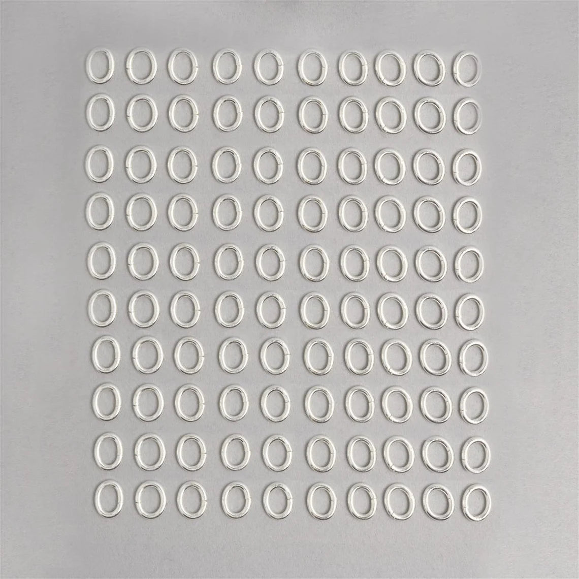 7X5mm Oval Shape Closed Open Rings – Gold / Silver / Rose Gold Plated | Jewelry Making Findings | Nickel Free (Copy)