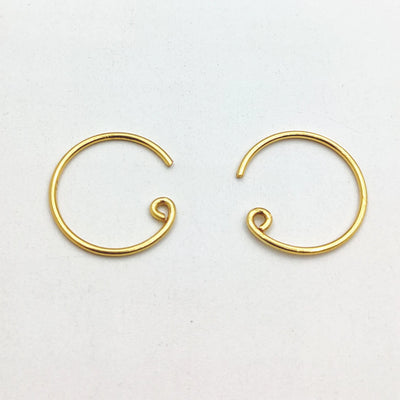 5 Pairs Copper Earring Hooks – Gold, Silver & Rose Gold Plated | E-Coated Jewelry Findings