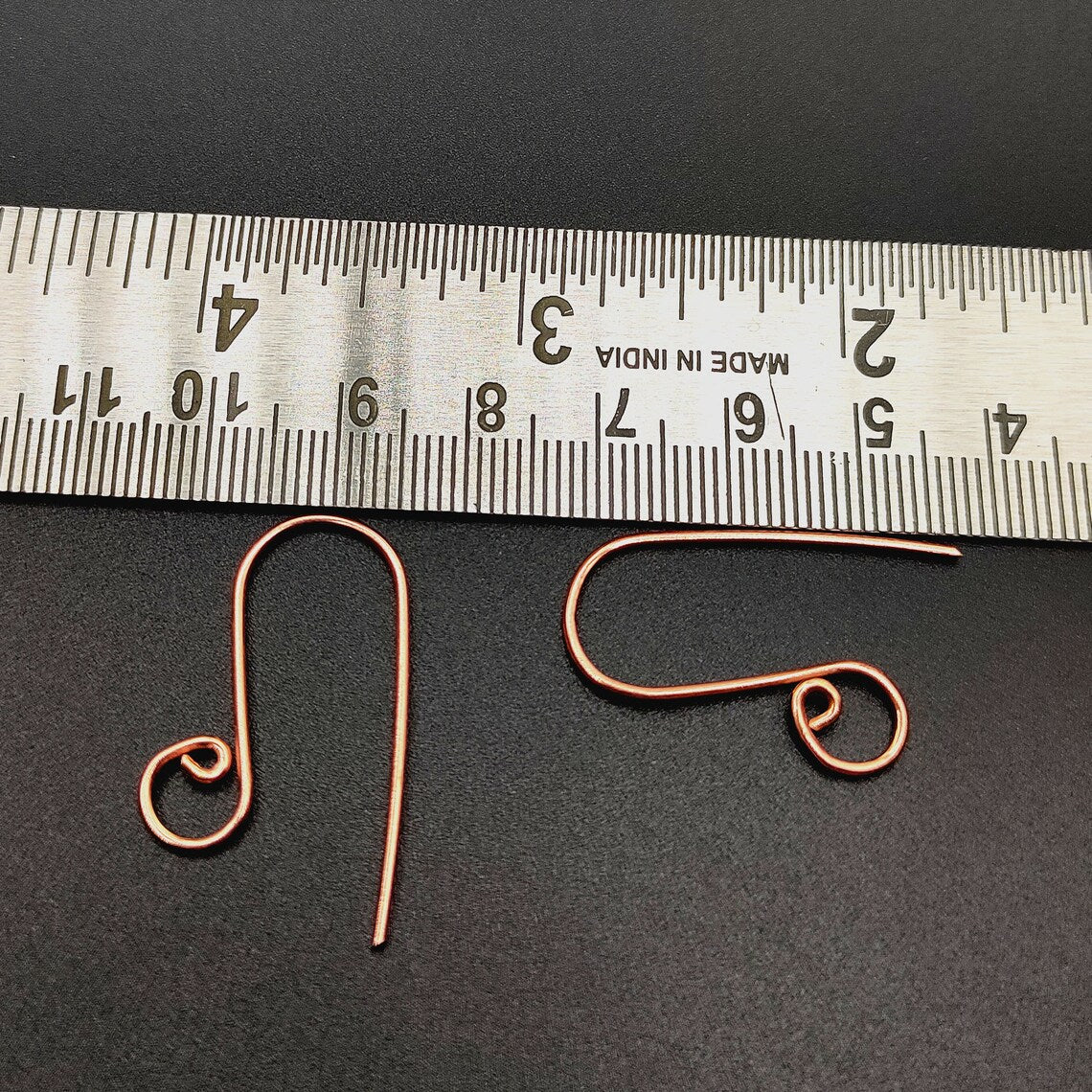 5 Pairs Copper Fancy Earring Hooks – Gold, Silver & Rose Gold Plated | E-Coated Jewelry Findings