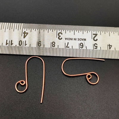 5 Pairs Copper Fancy Earring Hooks – Gold, Silver & Rose Gold Plated | E-Coated Jewelry Findings