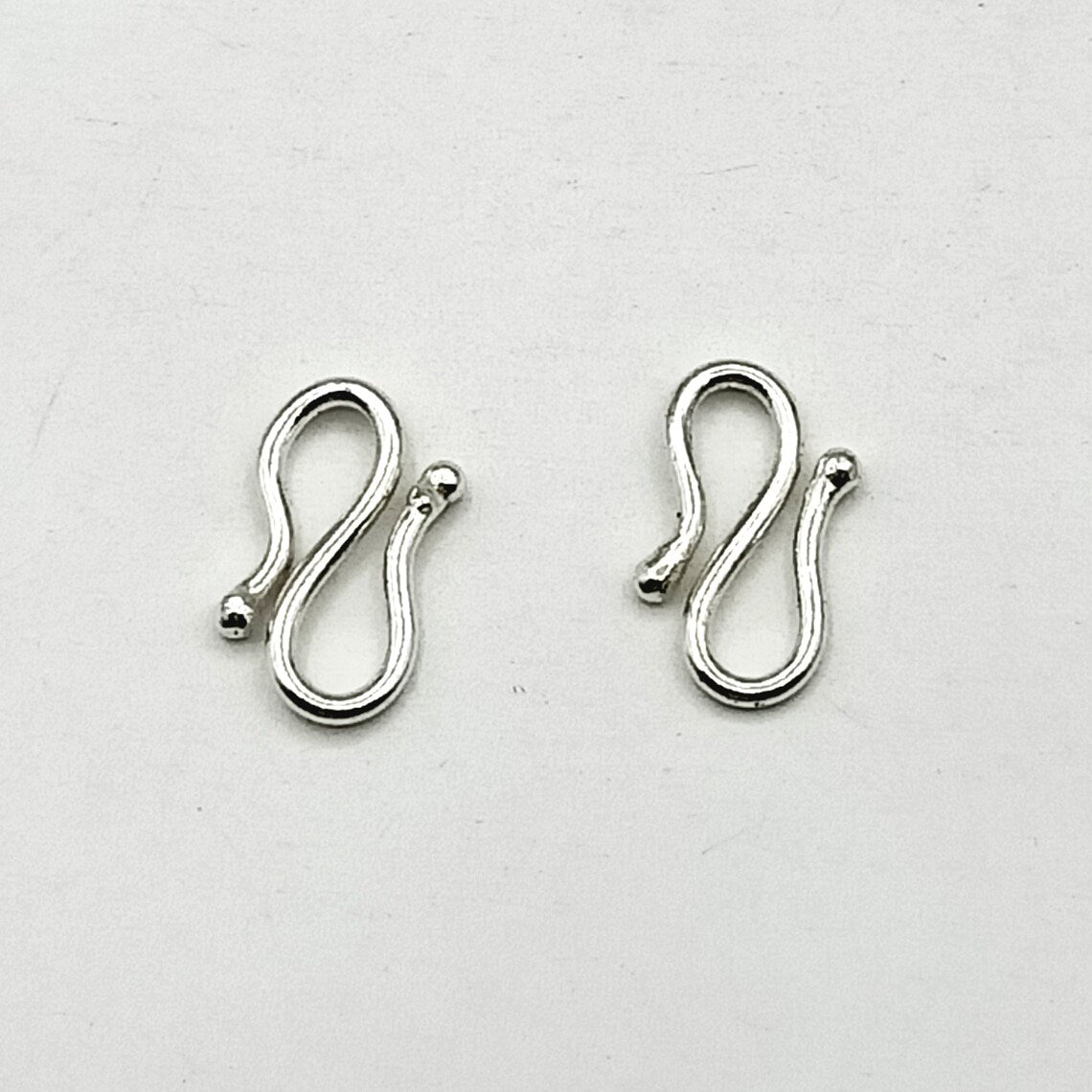 S Hook Lock Clasp – Gold, Silver & Rose Gold Plated Copper | Jewelry Making Findings (17mm, 2 Pcs)