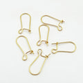 5 Pairs Copper Kidney Earring Hooks – Gold, Silver & Rose Gold Plated | E-Coated Jewelry Findings (Copy) (Copy)