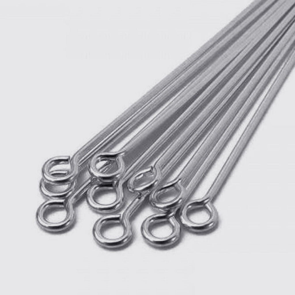 50mm Eye Pins for Jewelry Making – Gold, Silver & Rose Gold Plated Copper | Beading Findings