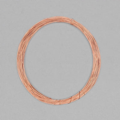 27 Gauge 0.4mm Copper Wire – Gold, Silver, Rose Gold Plated & Bare | 1 Meters Jewelry Making Wire