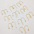 5 Pairs Copper Handmade Earring Hooks – Gold, Silver & Rose Gold Plated | E-Coated Jewelry Findings
