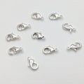 12mm Lobster Clasp – Gold, Silver, Rose Gold & Bare Brass | Jewelry Making Findings (5 Pcs)