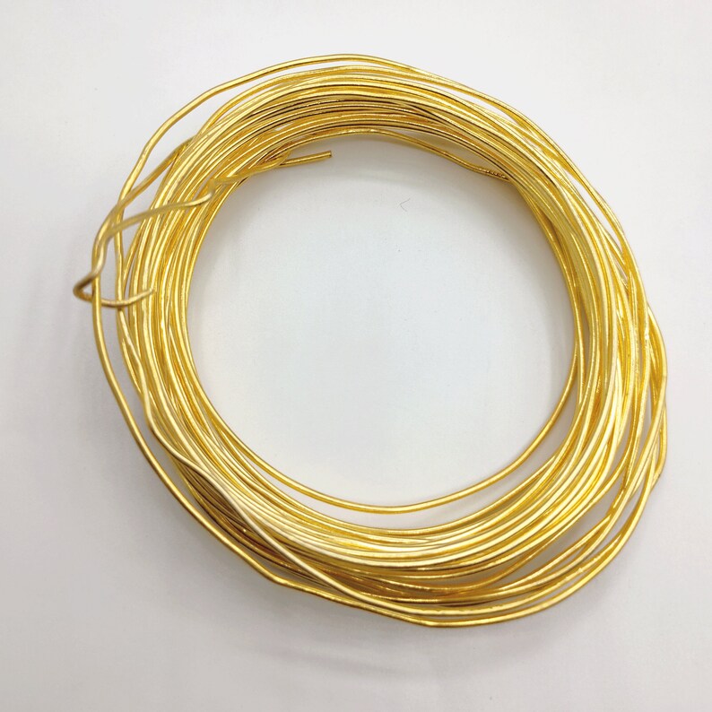 17 Gauge 1.2mm Copper Wire – Gold, Silver, Rose Gold Plated & Bare | 1 Meters Jewelry Making Wire