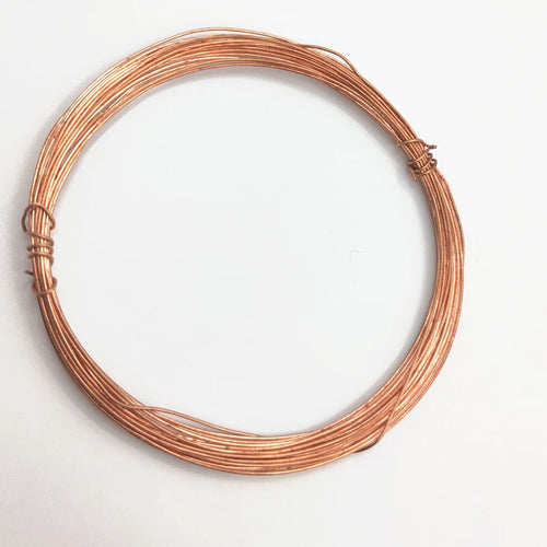 21 Gauge 0.8mm Copper Wire – Gold, Silver, Rose Gold Plated & Bare | 1 Meters Jewelry Making Wire