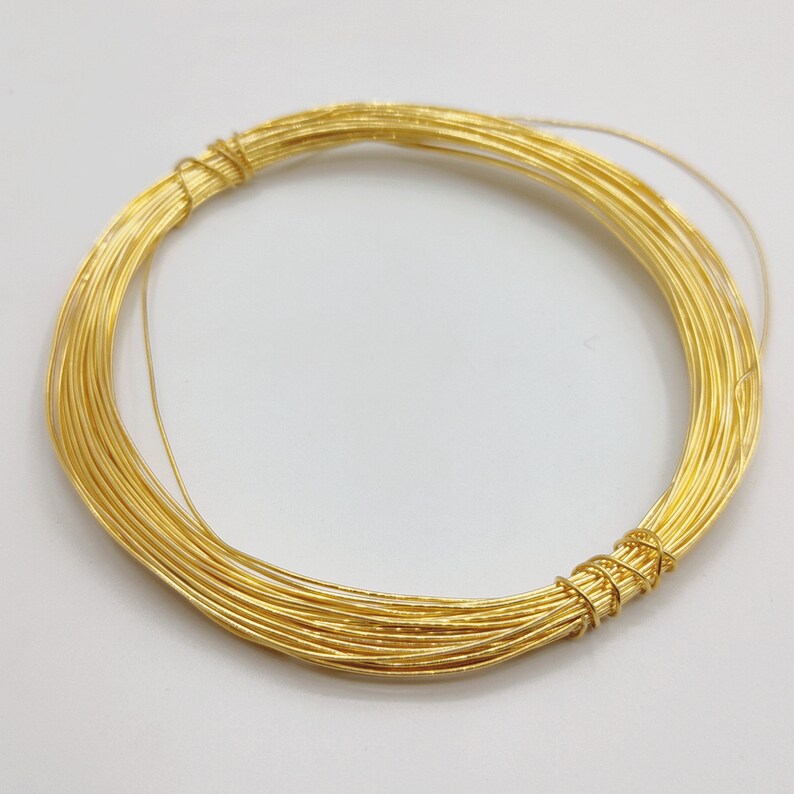 28 Gauge 0.35mm Copper Wire – Gold, Silver, Rose Gold Plated & Bare | 1 Meters Jewelry Making Wire