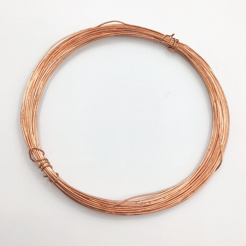 28 Gauge 0.35mm Copper Wire – Gold, Silver, Rose Gold Plated & Bare | 1 Meters Jewelry Making Wire