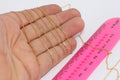 Real 925 Silver Gold Cable Chain for Kids (Shipping Free)