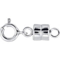 92.5 Sterling Silver Magnetic Clasp with Spring Lock Converter | 1 Piece