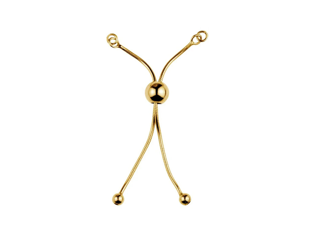 92.5 Sterling Silver Snake Chain Slider Bolo Bracelet Base – Adjustable Slide Bracelet with Slider Clasp (0.90mm, Silver/Rose Gold/Yellow Gold)