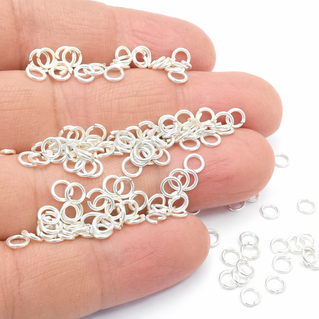 925 Sterling Silver Open Jump Rings – Jewellery Finding