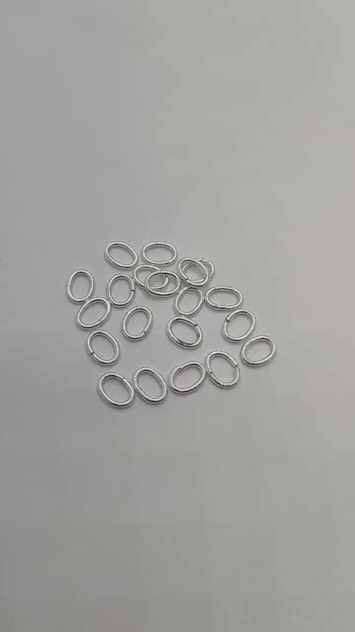7X5mm Oval Shape Closed Open Rings – Gold / Silver / Rose Gold Plated | Jewelry Making Findings | Nickel Free (Copy)