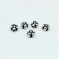 925 Sterling Silver Flower Spacer Bead – 6mm Jewelry Making Bead